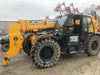 2019 JCB 509-42 Cab/Heat/Air, 74 HP, Solid Tires, STD Worklight, Beacon, Aux Hydraulics, Lifting Eye, Back up Alarm 66" Carriage/60" Forks