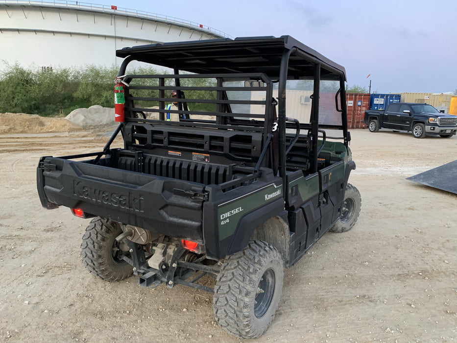 2019 Kawasaki Mule PRO-DXT Standard Options, Backup Alarm, Beacon, Plastic Hard Top, Poly Windshield, Horn Kit