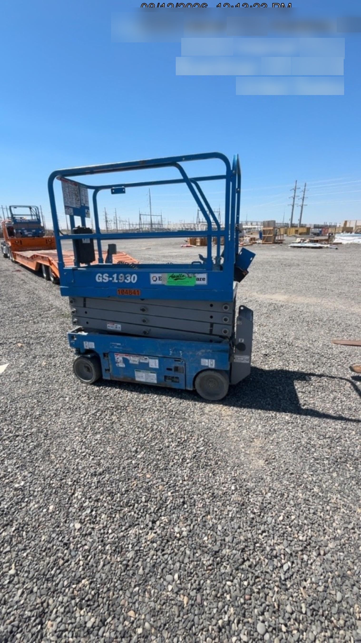2020 Genie GS-1930 Standard Machine, 800W Inverter