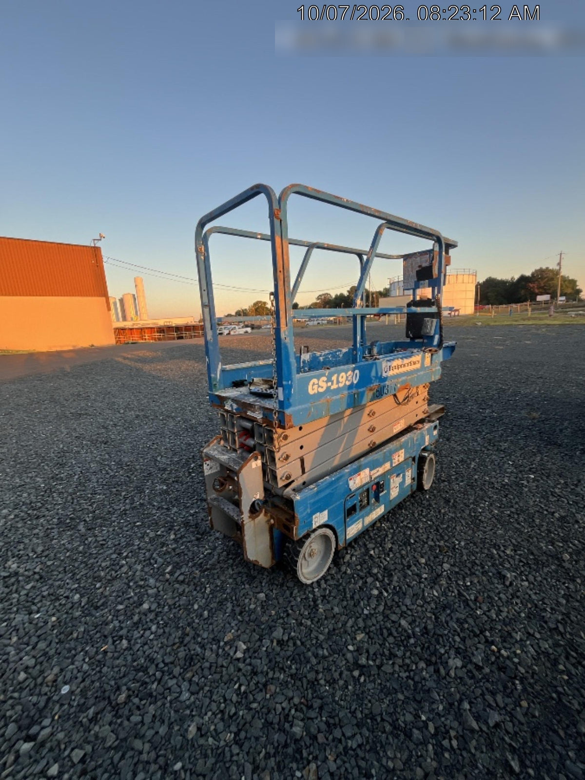 2019 Genie GS-1930 Fixed Rails with Chain Entry