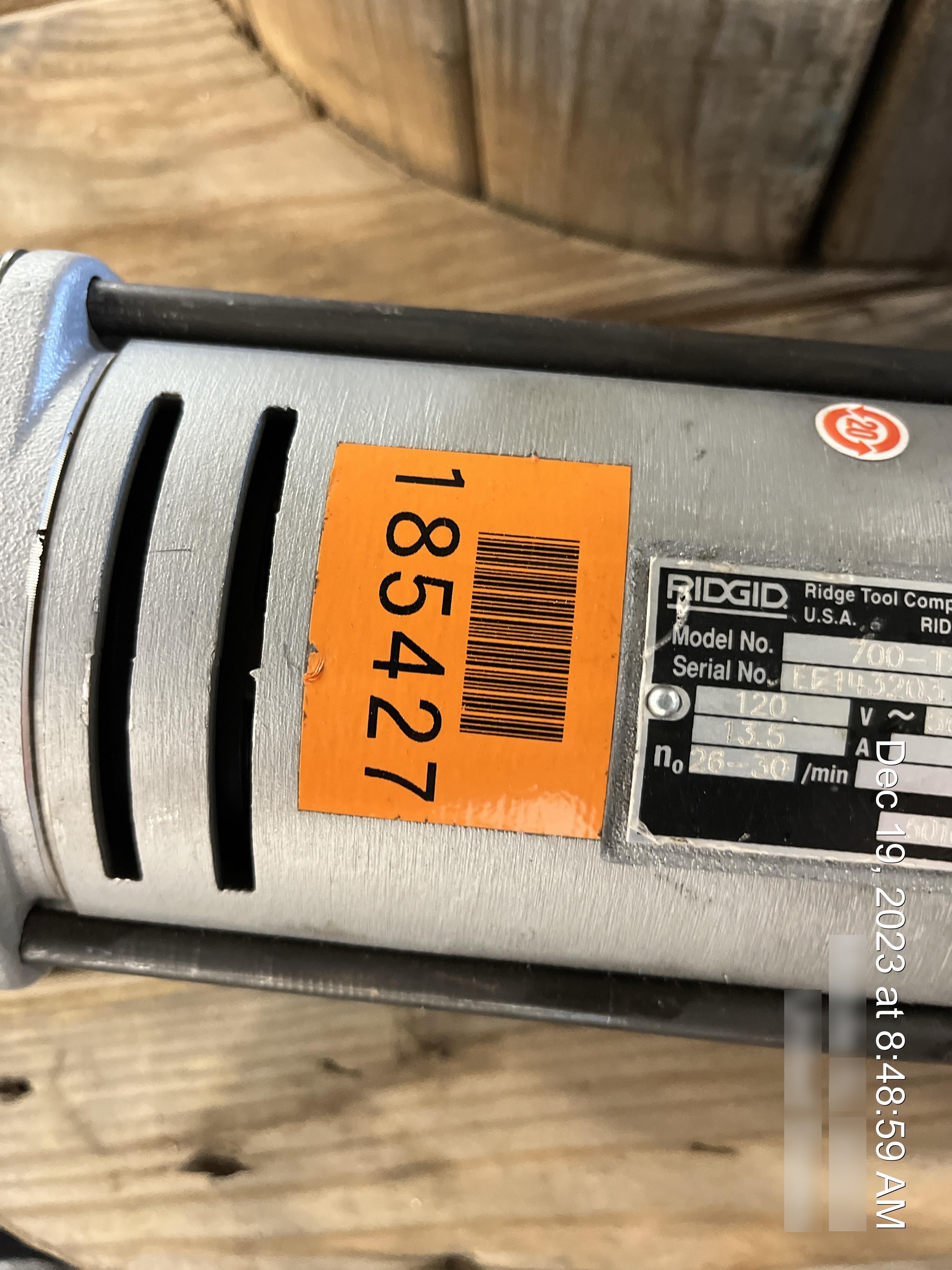 2021 RIDGID 700