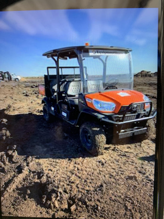 2021 Kubota RTV-X1140W-H Plastic Canopy, Windshield Acrylic Clear, LED Strobe Light, Wire Harness Kit, Back up Alarm