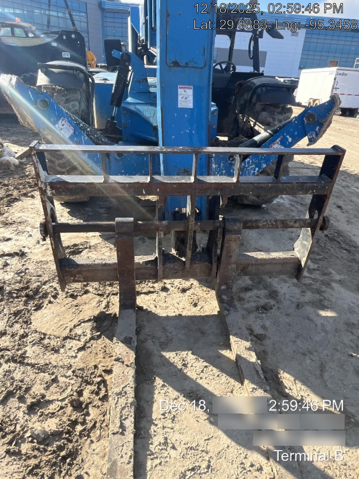 2017 Genie GTH-1056 Genie GTH1056, Solid Tires, 60" carriage, Light Kit, Open ROPS