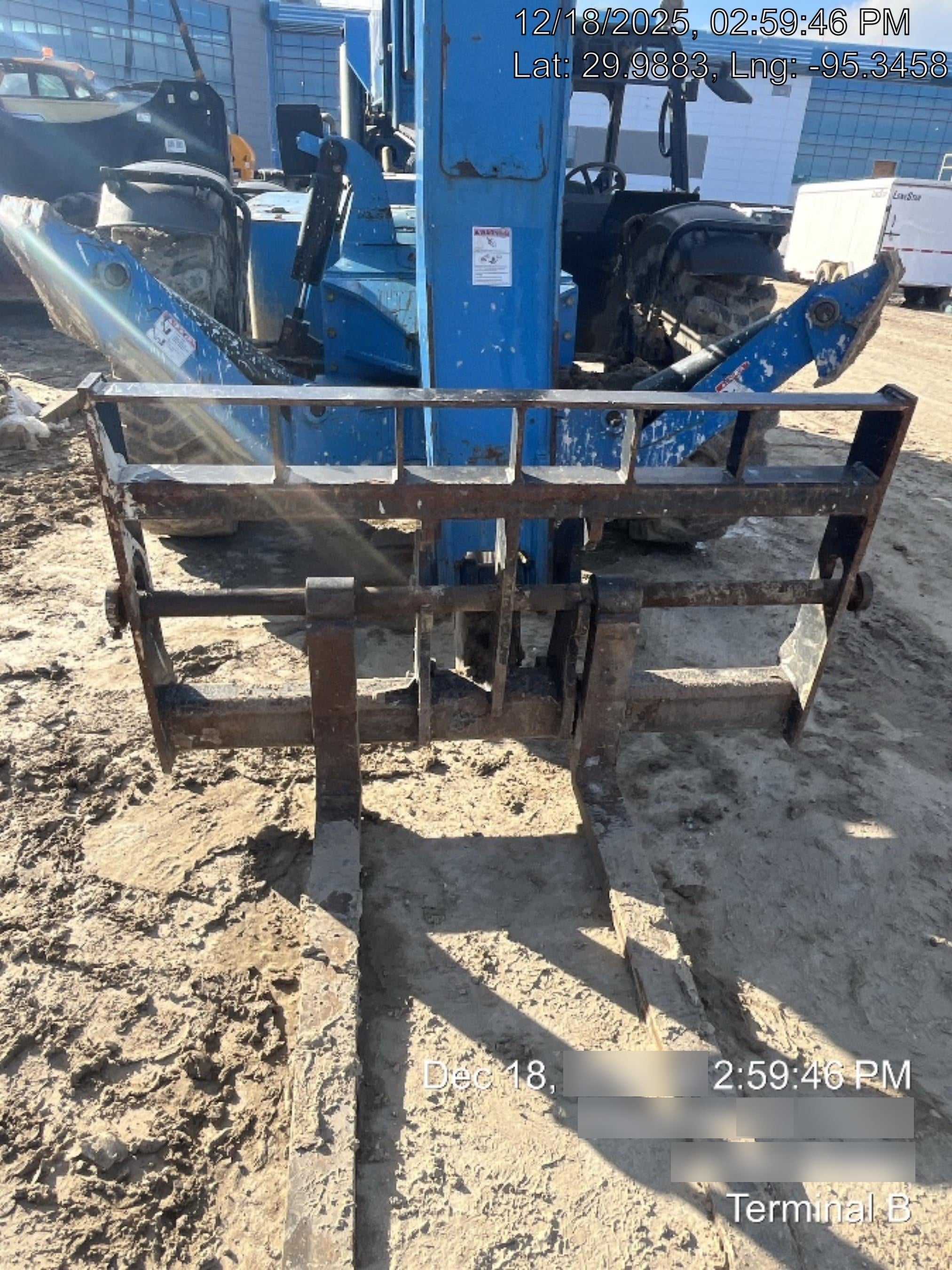 2017 Genie GTH-1056 Genie GTH1056, Solid Tires, 60" carriage, Light Kit, Open ROPS