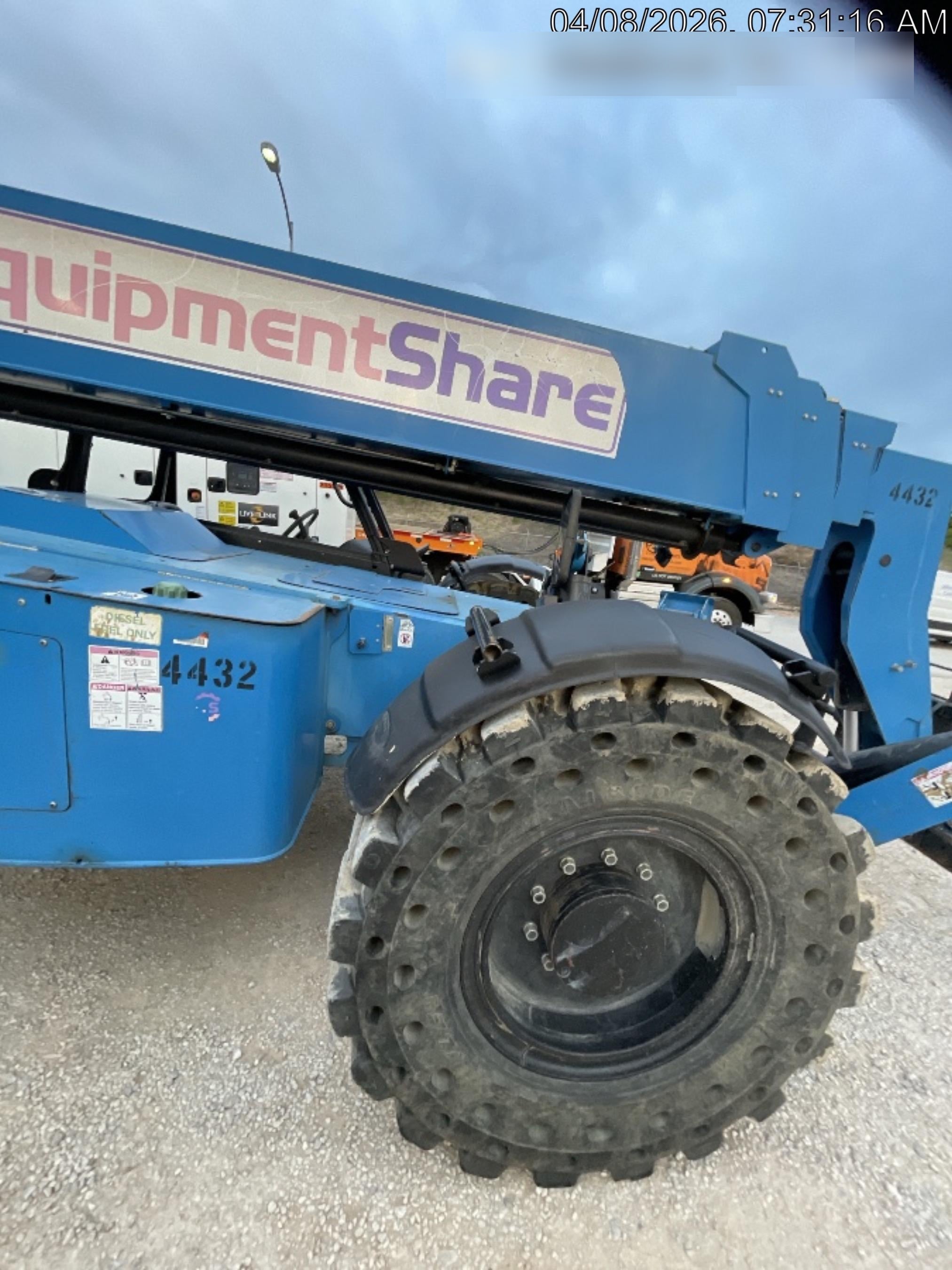 2017 Genie GTH-1056 Genie GTH1056, Solid Tires, 60" carriage, Light Kit, Open ROPS