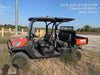 2022 Kubota RTV-X1140W-H Plastic Canopy, Windshield Acrylic Clear, LED Strobe Light, Wire Harness Kit, Back up Alarm