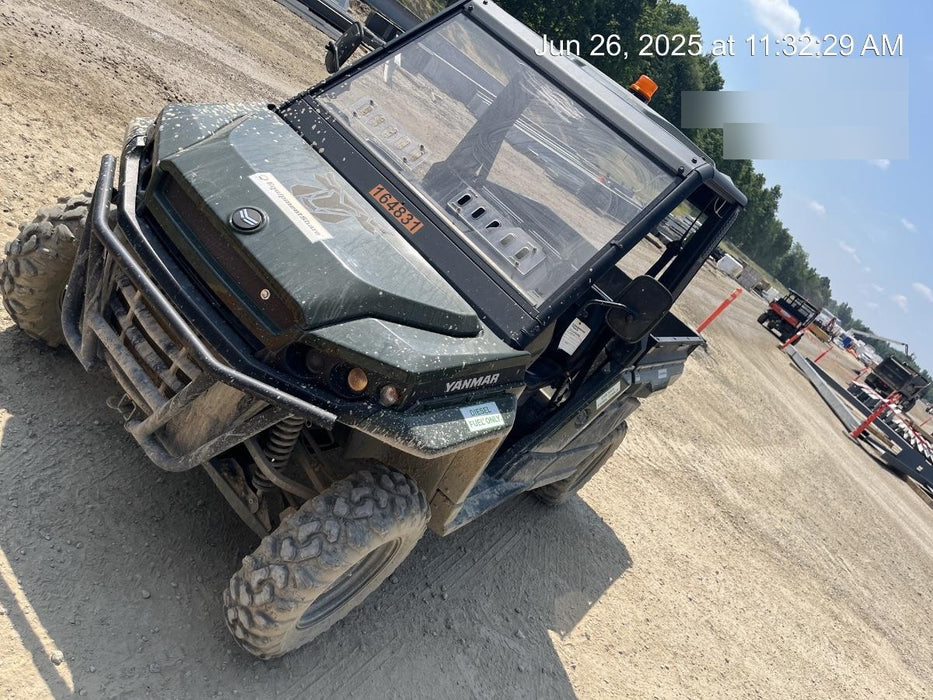 2021 Yanmar YU1000 Canopy, Steel Wheel, Poly WindShield, Beacon, Backup Alarm