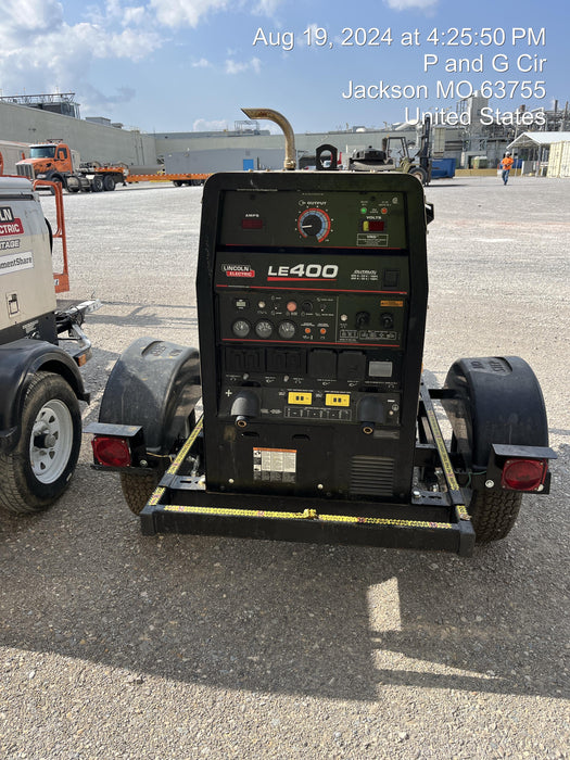 2024 Lincoln Electric LE400 Kubota V1505, Trlr, Cable Rack, Light Kit, ES Decals, T3