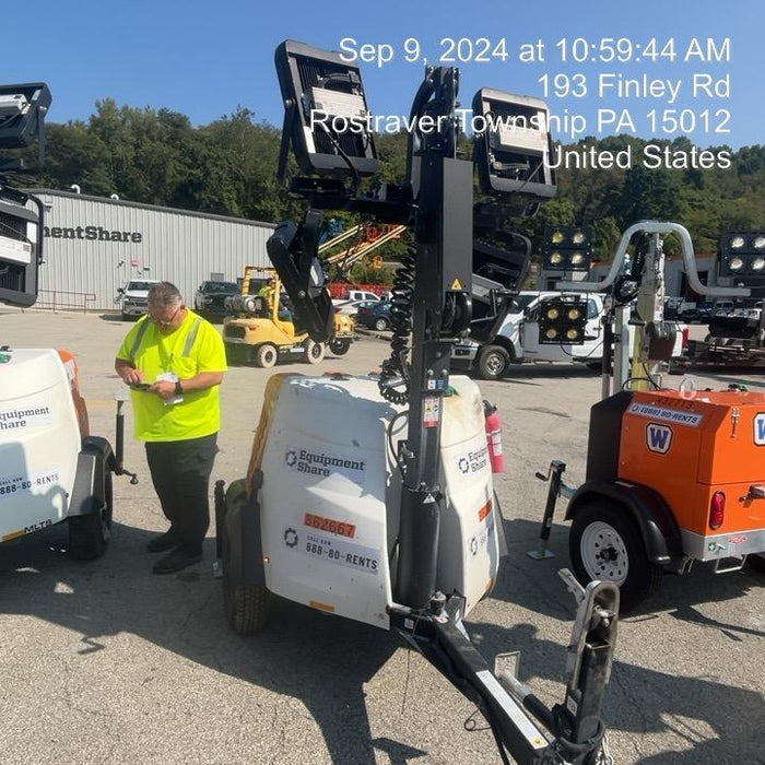 2023 Generac MLT2 Diesel, Flex Switch 120V Input, Powerzone Controller, 
(4) 320W LED Lights, 4kW Generator, 39.9 Gal Fuel Tank, 2" Ball, T3