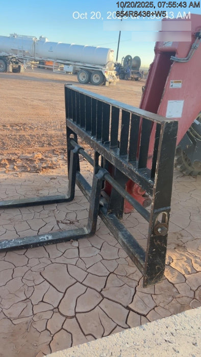 2018 Manitou MTA10055 Manitou MTA 10055 w/Open ROPS, Work Lights/Strobe, Aux Hyd, Solid Tires, Lift Hook, 66" Carriage, 60" Forks