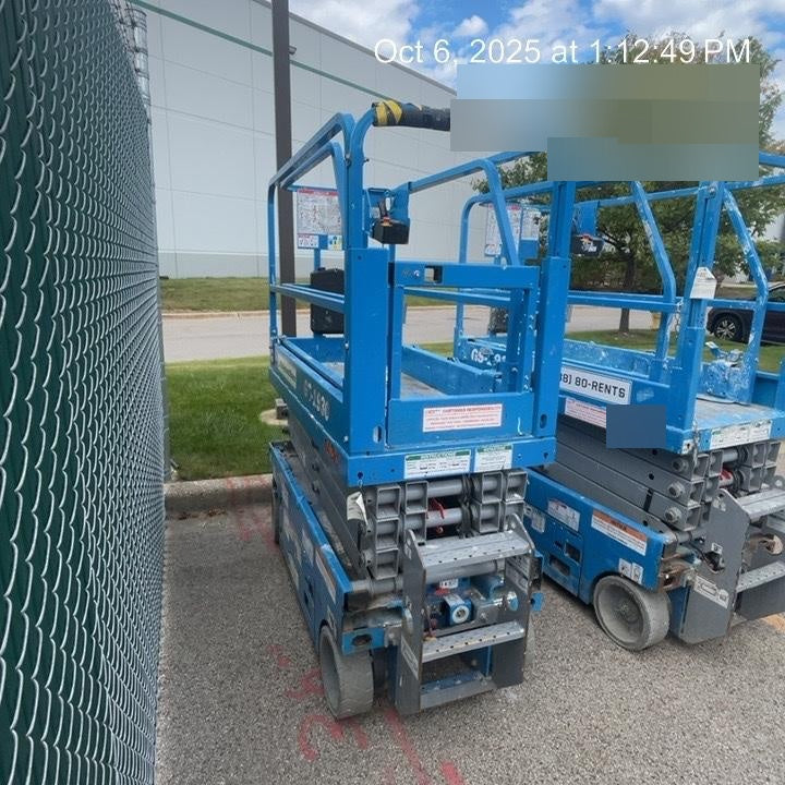 2020 Genie GS-1930 Solid Non Marking Tires, Beacon, Folding rails with half height swing gate