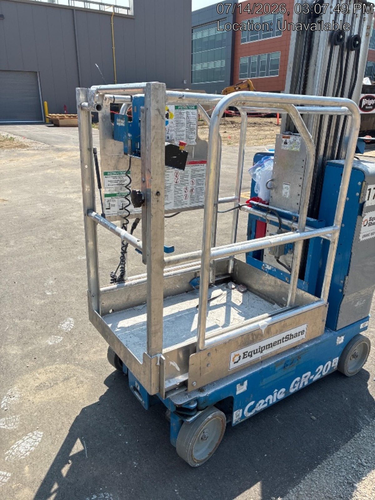 2018 GENIE GR-20