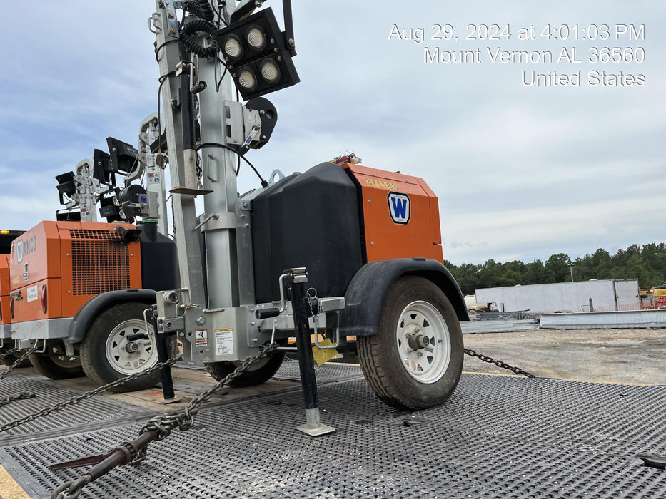 2023 Wanco WLTT-4MM4K Diesel, Deep Sea Controller, Shore Power Plug, Auto Start, (4) 350W LED Floodlights, 4kW Generator, 60 Gal Fuel Tank, 2" Ball, T3