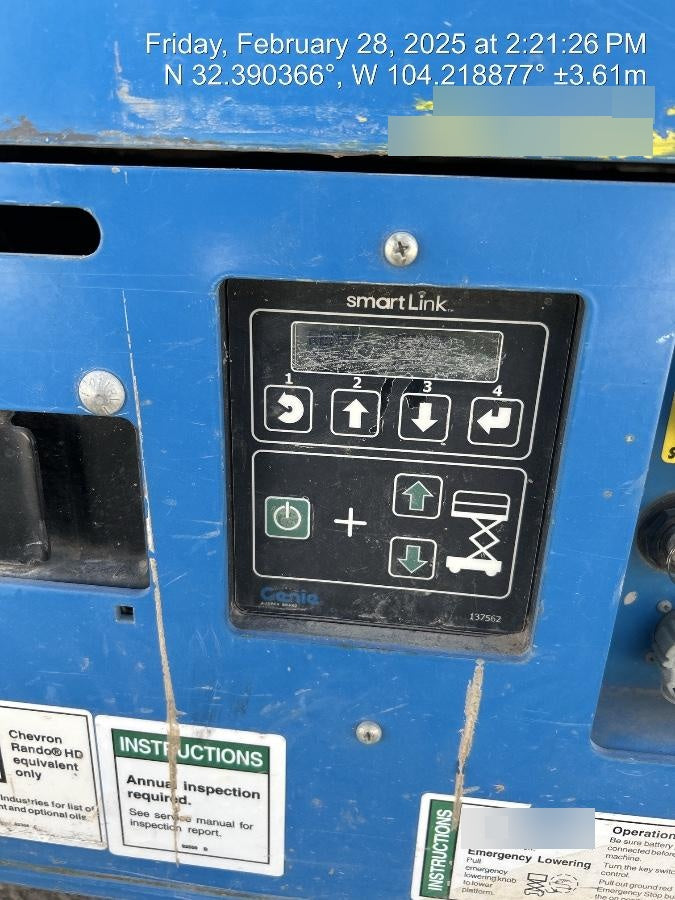 2019 Genie GS-3232 Standard Options
