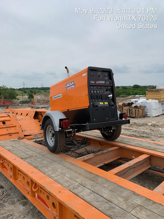 2022 Lincoln Electric LE400 Kubota V1505, Trlr, Cable Rack, Light Kit, ES Decals, T3