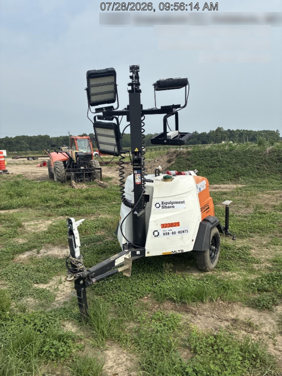 2023 Generac MLT2 Diesel, Flex Switch 120V Input, Powerzone Controller, (4) 320W LED Lights, 4kW Generator, 39.9 Gal Fuel Tank, 2" Ball, T3