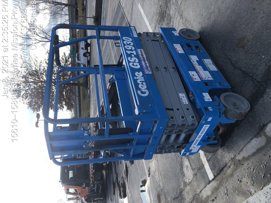 2018 Genie GS-1930 Genie GS-1930 w/Fixed Rail, Chain Entry