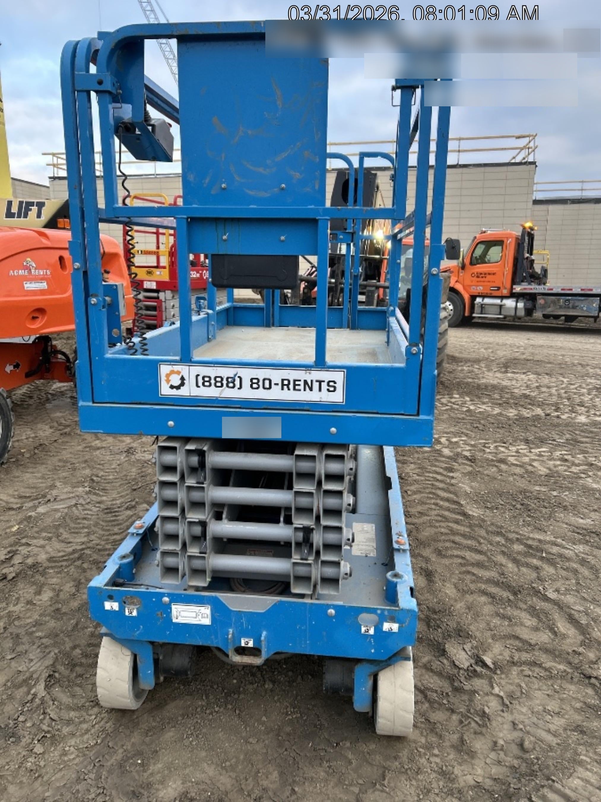 2018 Genie GS-3246 GS-3246 w/Folding rails, Full height swing gate