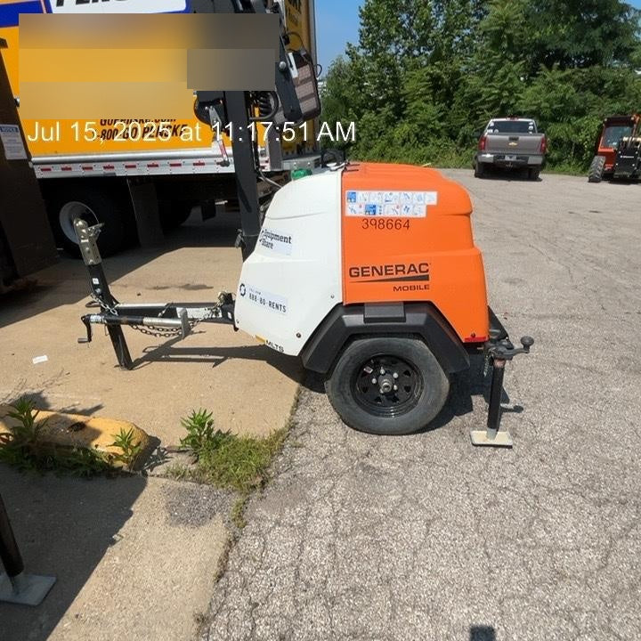 2024 Generac MLT2 Diesel, Flex Switch 120V Input, Powerzone Controller, 
(4) 320W LED Lights, 4kW Generator, 39.9 Gal Fuel Tank, 2" Ball, T3
