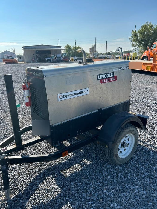 2020 Lincoln Electric Vantage 322 Welder Ready-Pak 3, w/ GPS & Decals (includes trailer, cable rack, fender light kit)