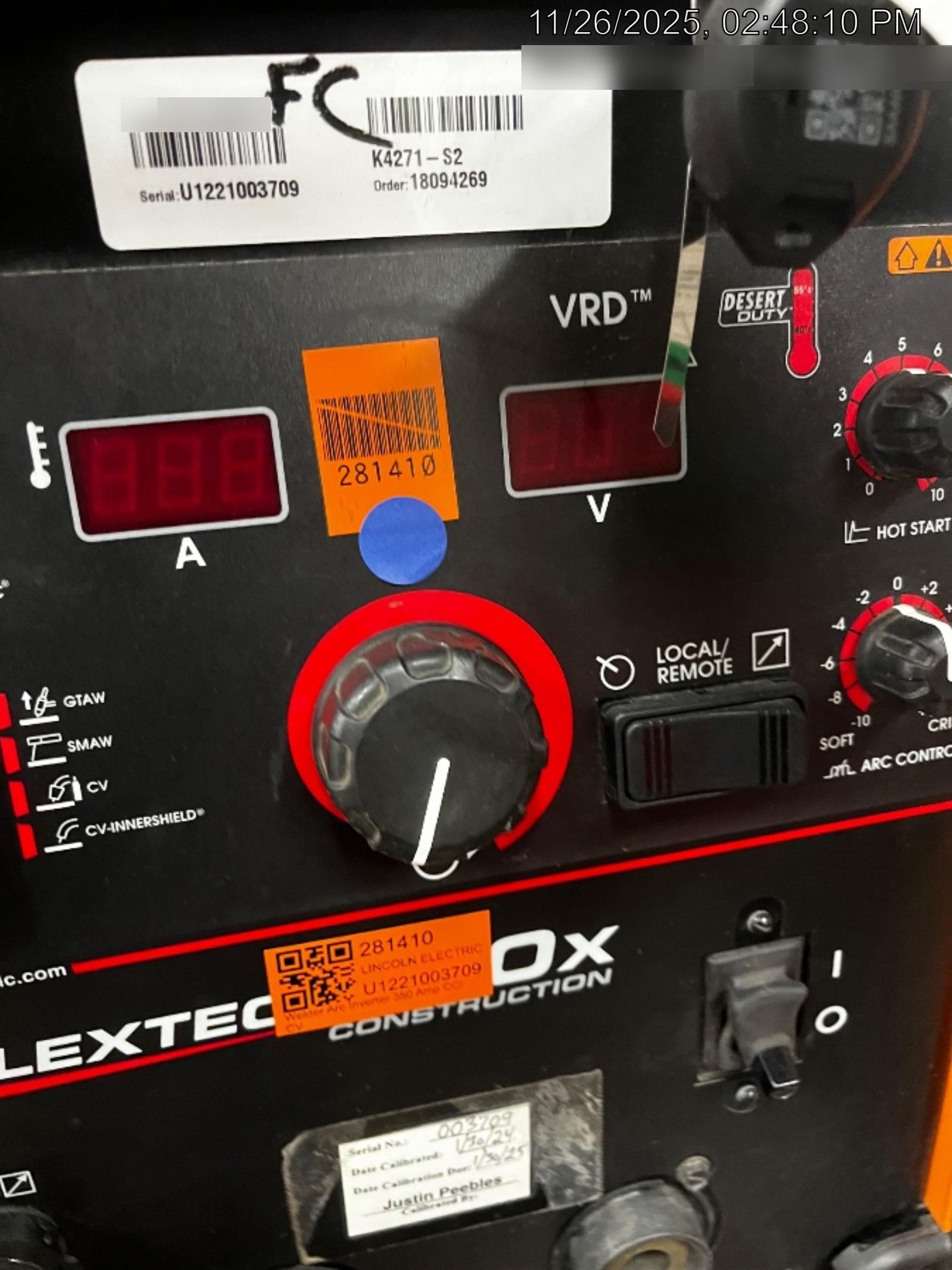 2022 LINCOLN ELECTRIC FLEXTEC 350X