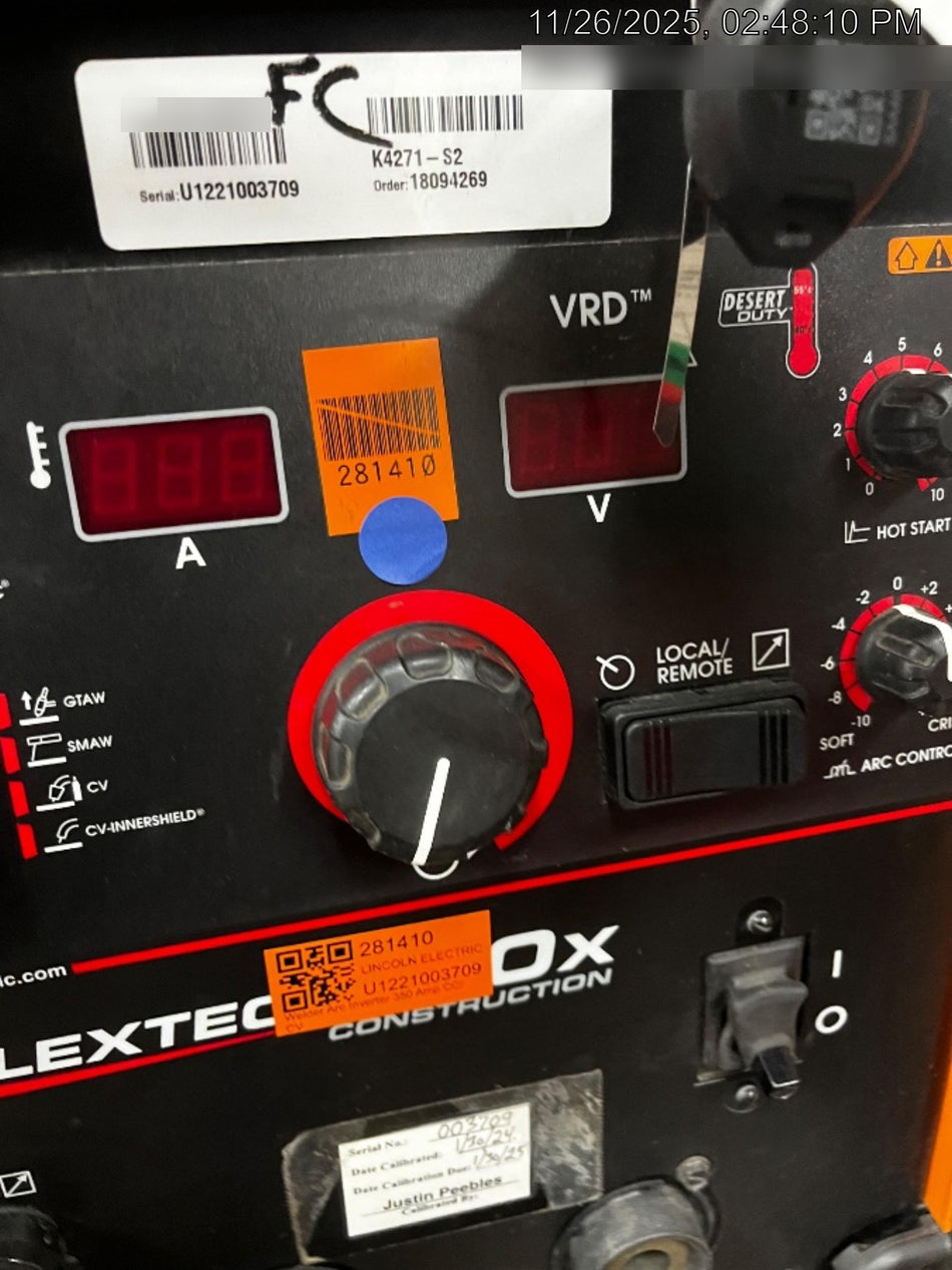 2022 LINCOLN ELECTRIC FLEXTEC 350X