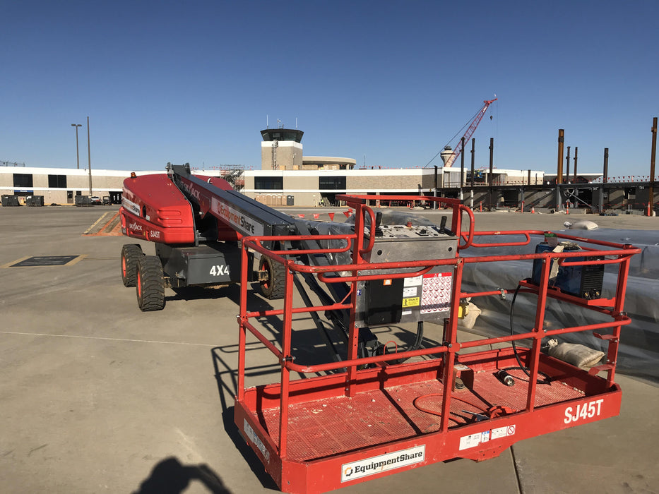 2019 Skyjack SJ45T+ Diesel, Foam Filled Tires, Welder Ready Generator, Beacon