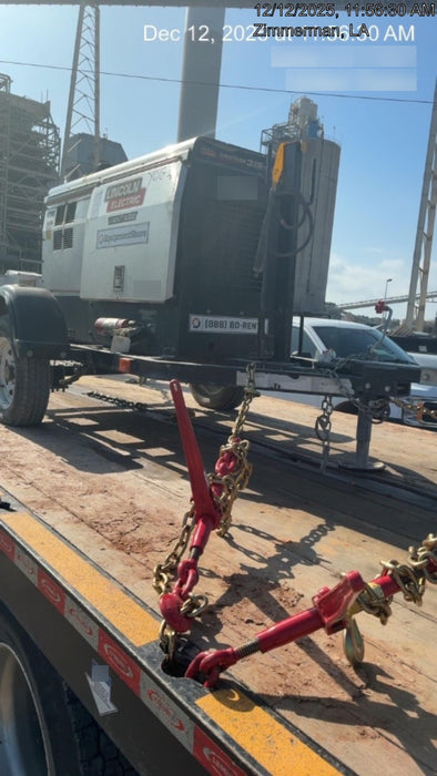 2019 Lincoln Electric Vantage 322 Welder Ready-Pak 3, Two wheel trailer, Fender and Light kit, Cable Rack