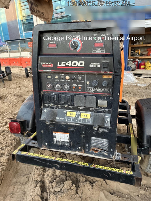 2022 Lincoln Electric LE400 Kubota V1505, Trlr, Cable Rack, Light Kit, ES Decals, T3