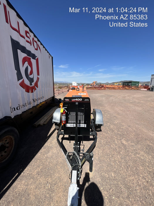 2022 Lincoln Electric LE400 Kubota V1505, Trlr, Cable Rack, Light Kit, ES Decals, T3