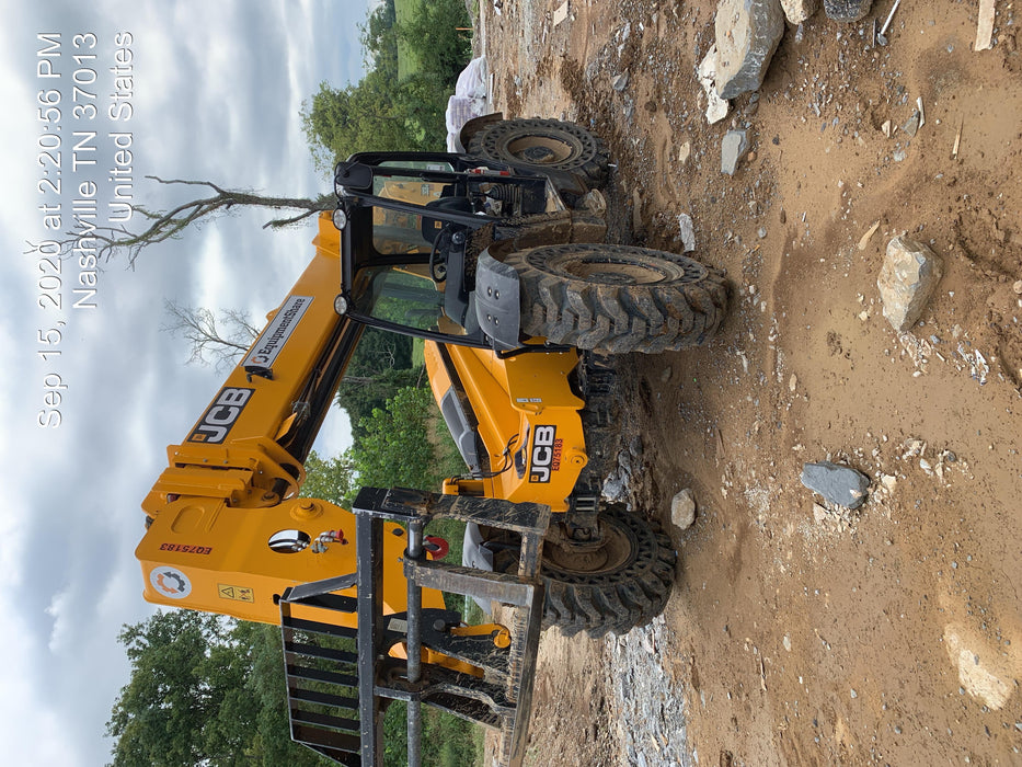 2020 JCB 509-42 Canopy, Solid Tires, Work Lights, Beacon, Aux Hydraulics, Back up Alarm, Lifting Eye, ES Decals