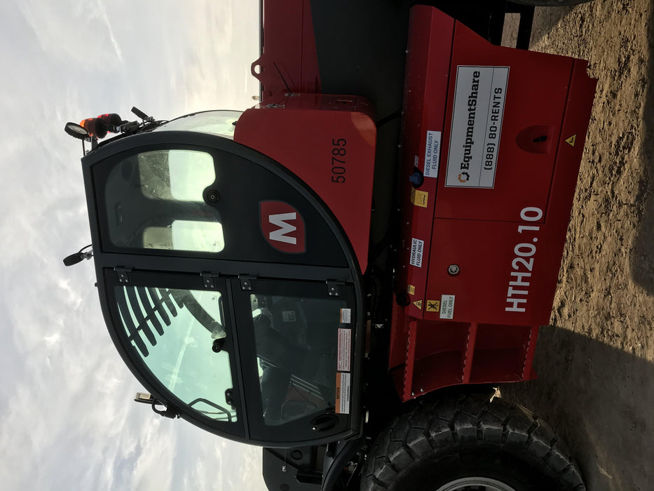 2019 Magni HTH 20.10 Two LED lights on cab - front, Four LED lights on cab - rear, Two LED lights on the boom, Camera on boom & back, Foam Filled Tires | Attachments: Forkcarriage 20 T with 96" forks & positioner w/Forkcarriage 20 T with 96" forks & positioner