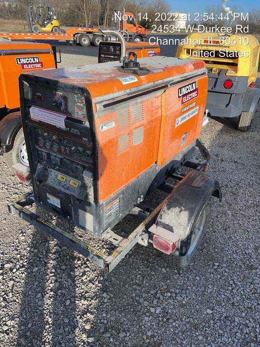 2021 Lincoln Electric Vantage 322 Vantage 322 Ready Pak 3 w/ Decals, ORANGE (includes trailer, cable rack, fender light kit) NO Telematics