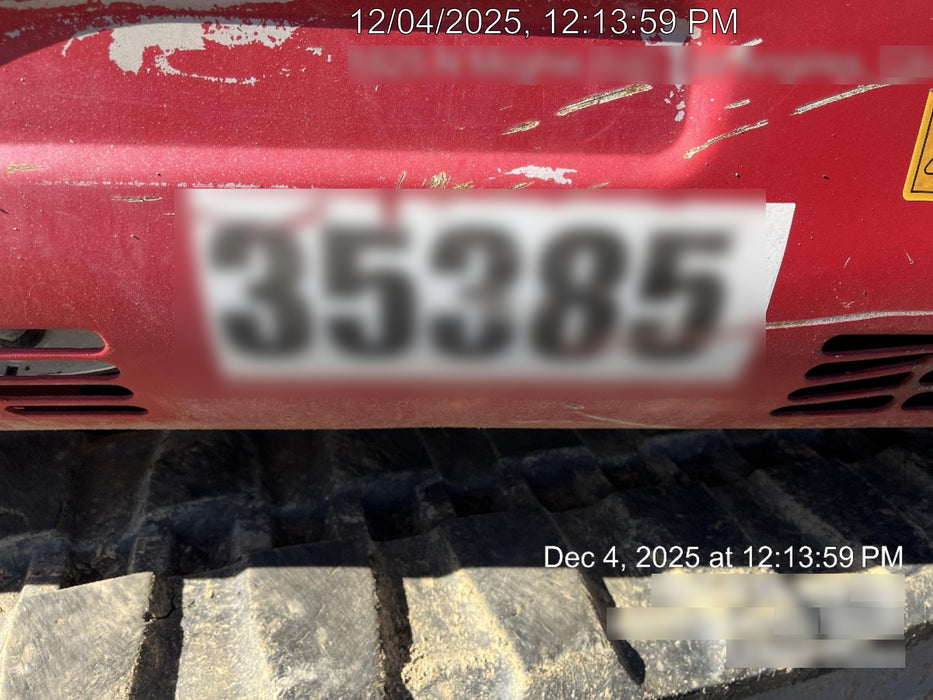 2019 Takeuchi TB260 Canopy, Standard Blade, Auxiliary hydraulics Manual QC, Hydraulic thumb, 12" ,18", 24" Bucket