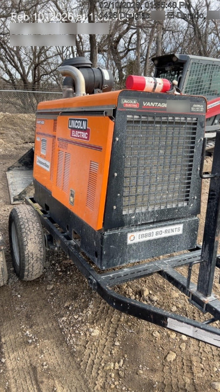 2022 Lincoln Electric Vantage 549X Crosslink Technology, Trailer Mounted, ES Decals, T3