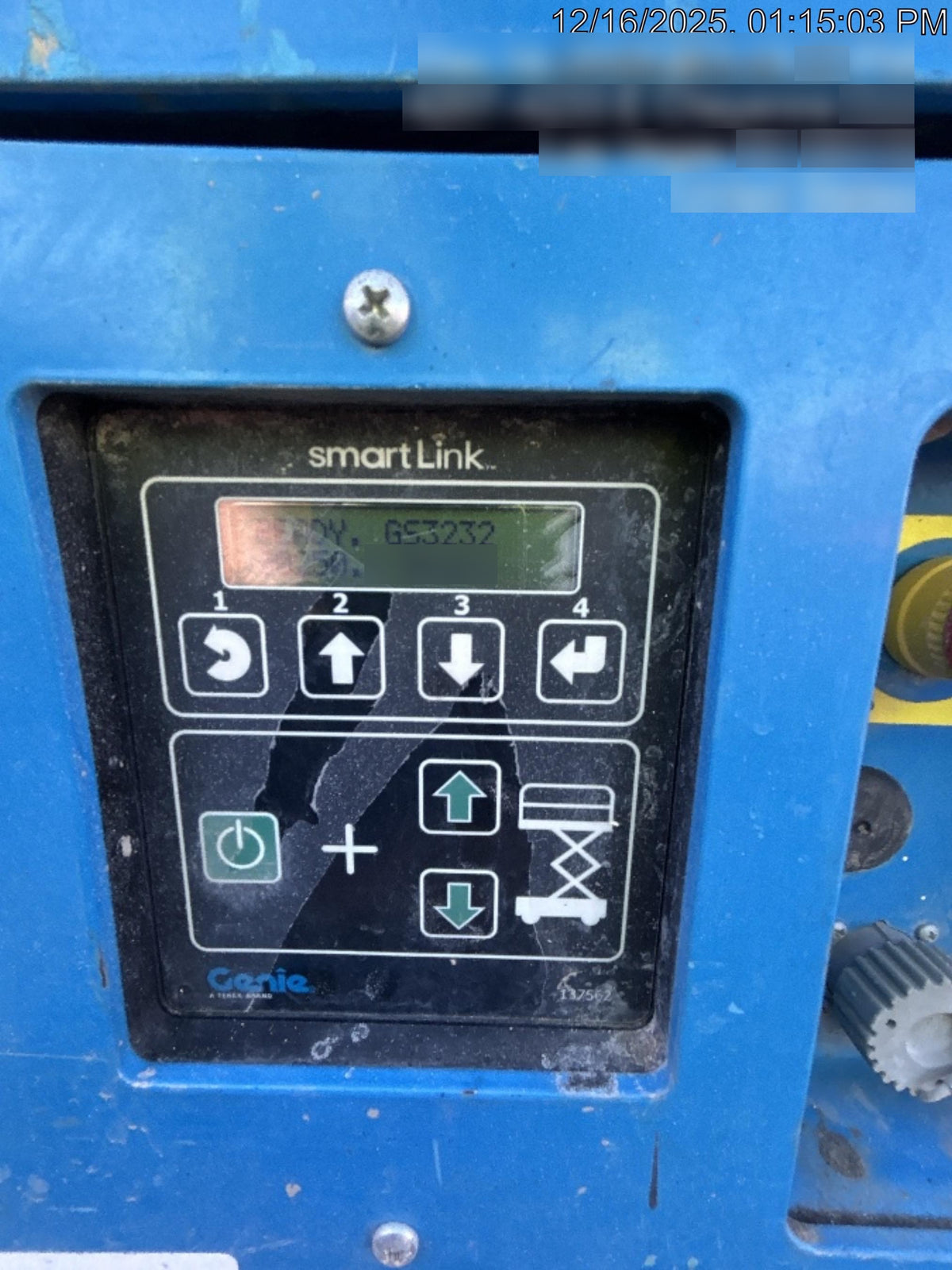 2019 Genie GS-3232 Standard Options