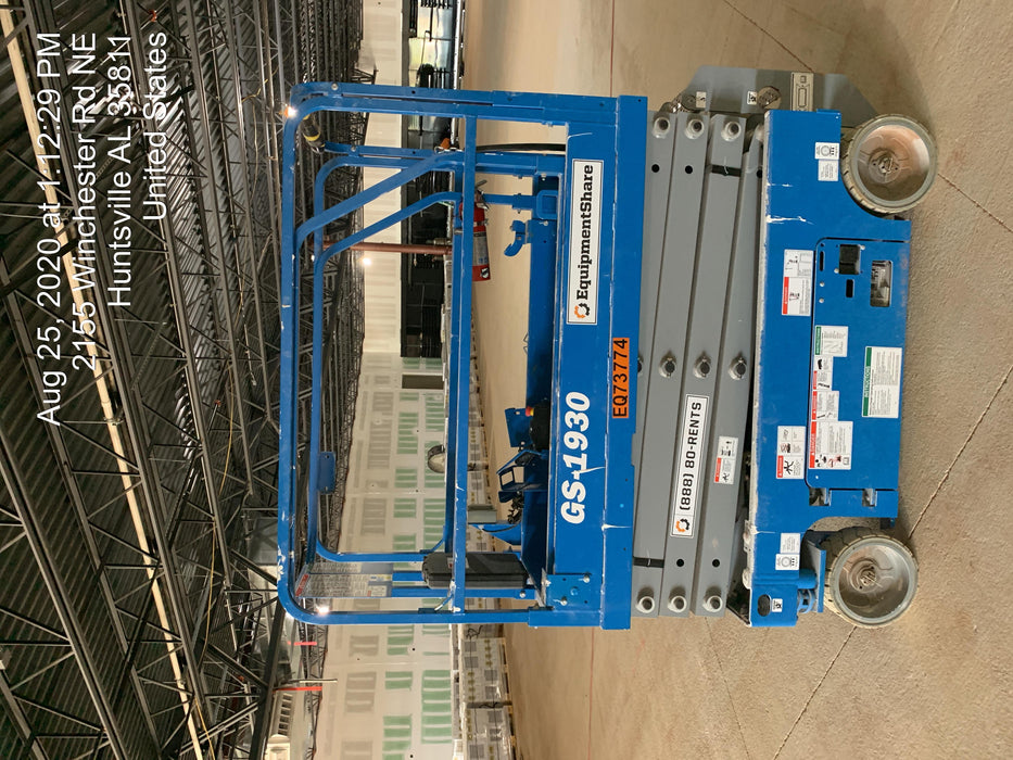 2020 Genie GS-1930 Fixed rails with chain entry gate - Pre A92.20