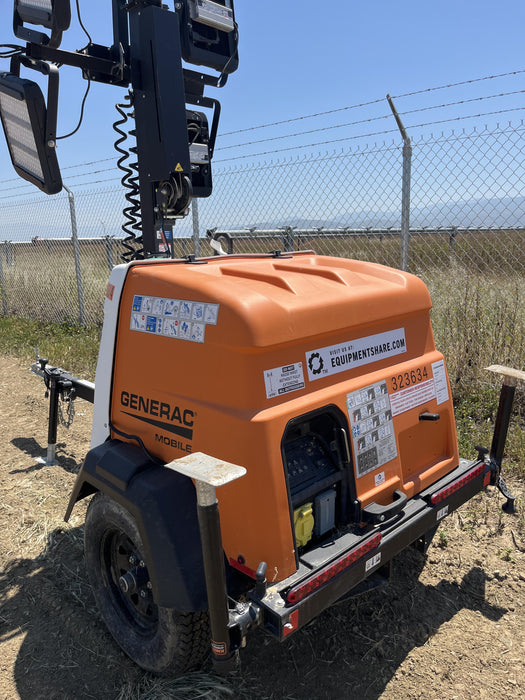 2023 Generac MLT2 Diesel, Flex Switch 120V Input, Powerzone Controller, (4) 320W LED Lights, 4kW Generator, 39.9 Gal Fuel Tank, 2" Ball, T3