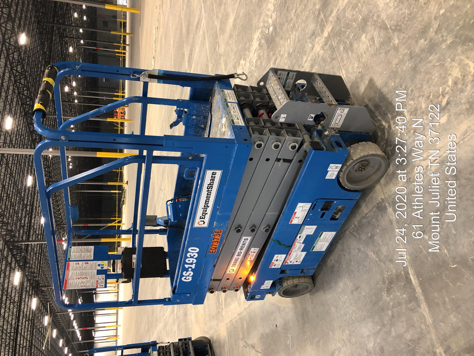 2020 Genie GS-1930 Fixed rails with chain entry gate - Pre A92.20