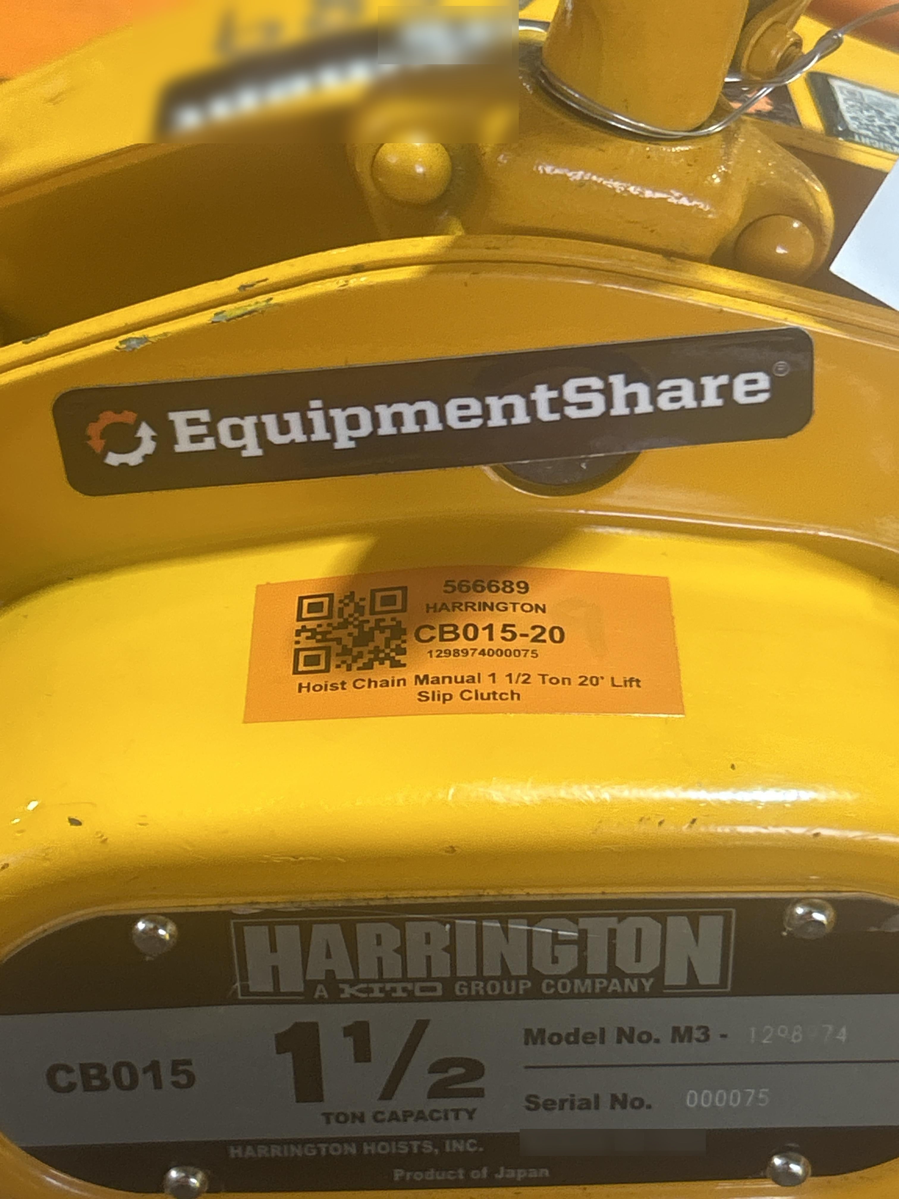 2025 HARRINGTON CB015-20