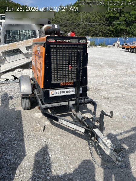 2022 Lincoln Electric Vantage 549X Crosslink Technology, Trailer Mounted, ES Decals, T3