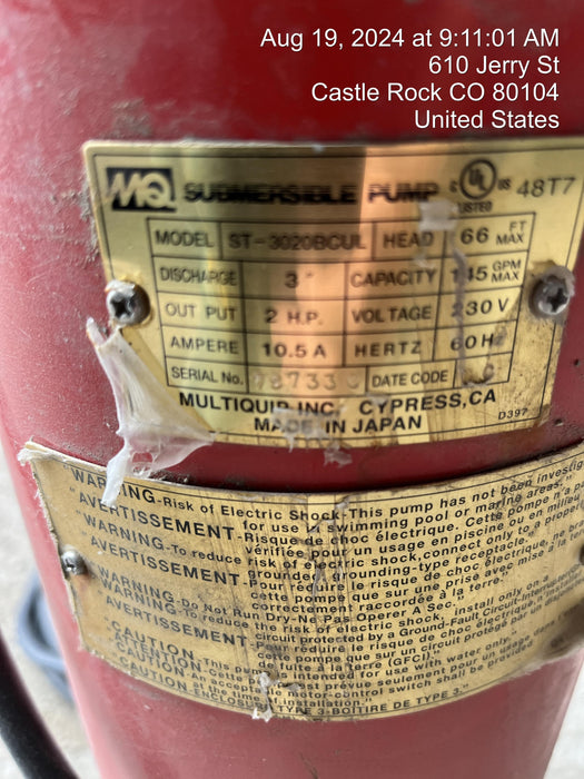 2024 MULTIQUIP ST3020BCUL