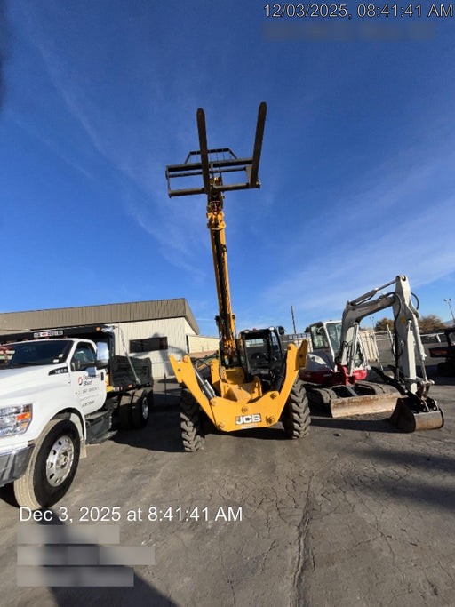 2020 JCB 510-56 Canopy, Solid Tires, Work Lights, Beacon, Aux Hydraulics, Back up Alarm, Lifting Eye, ES Decals