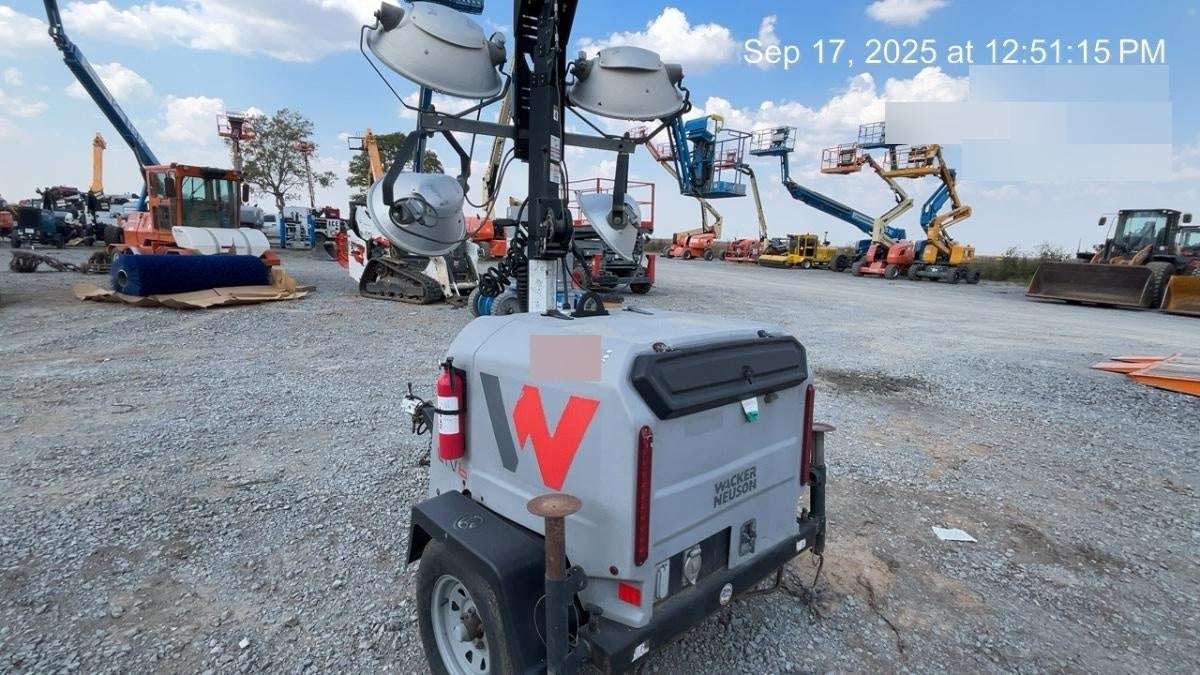 2019 Wacker Neuson LTV6L-MH Wacker Neuson LTV6L Mobile Light Tower w/Fuel Level Sensor Installed