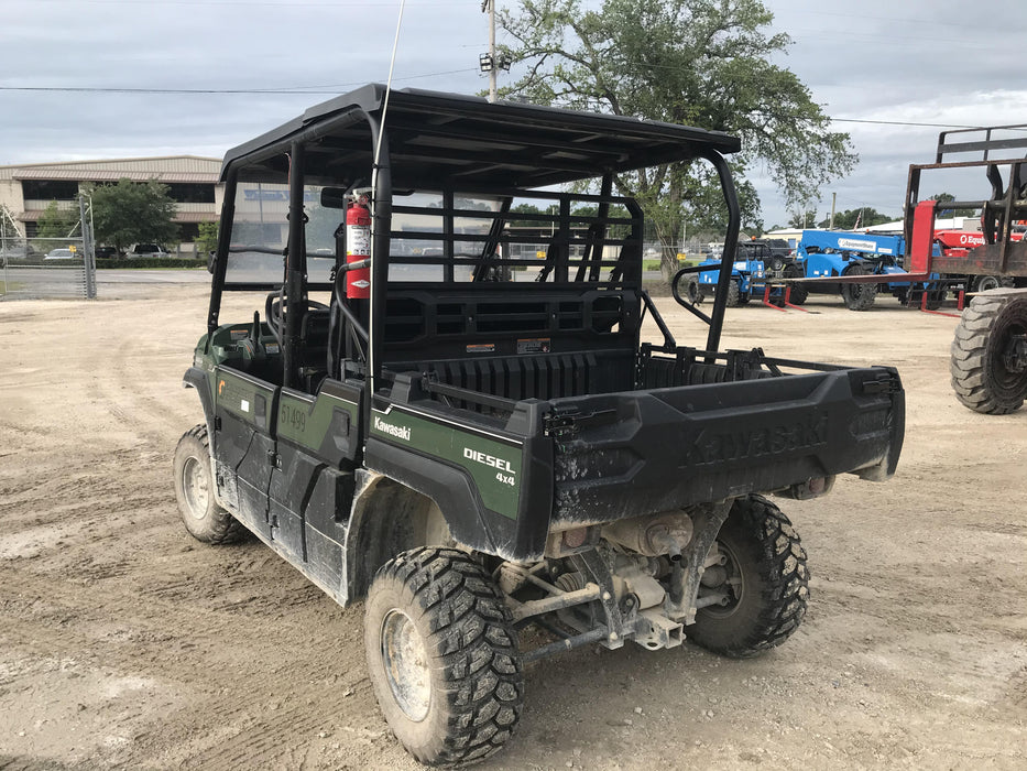 2019 Kawasaki Mule PRO-DXT Standard Options, Backup Alarm, Beacon, Plastic Hard Top, Poly Windshield, Horn Kit