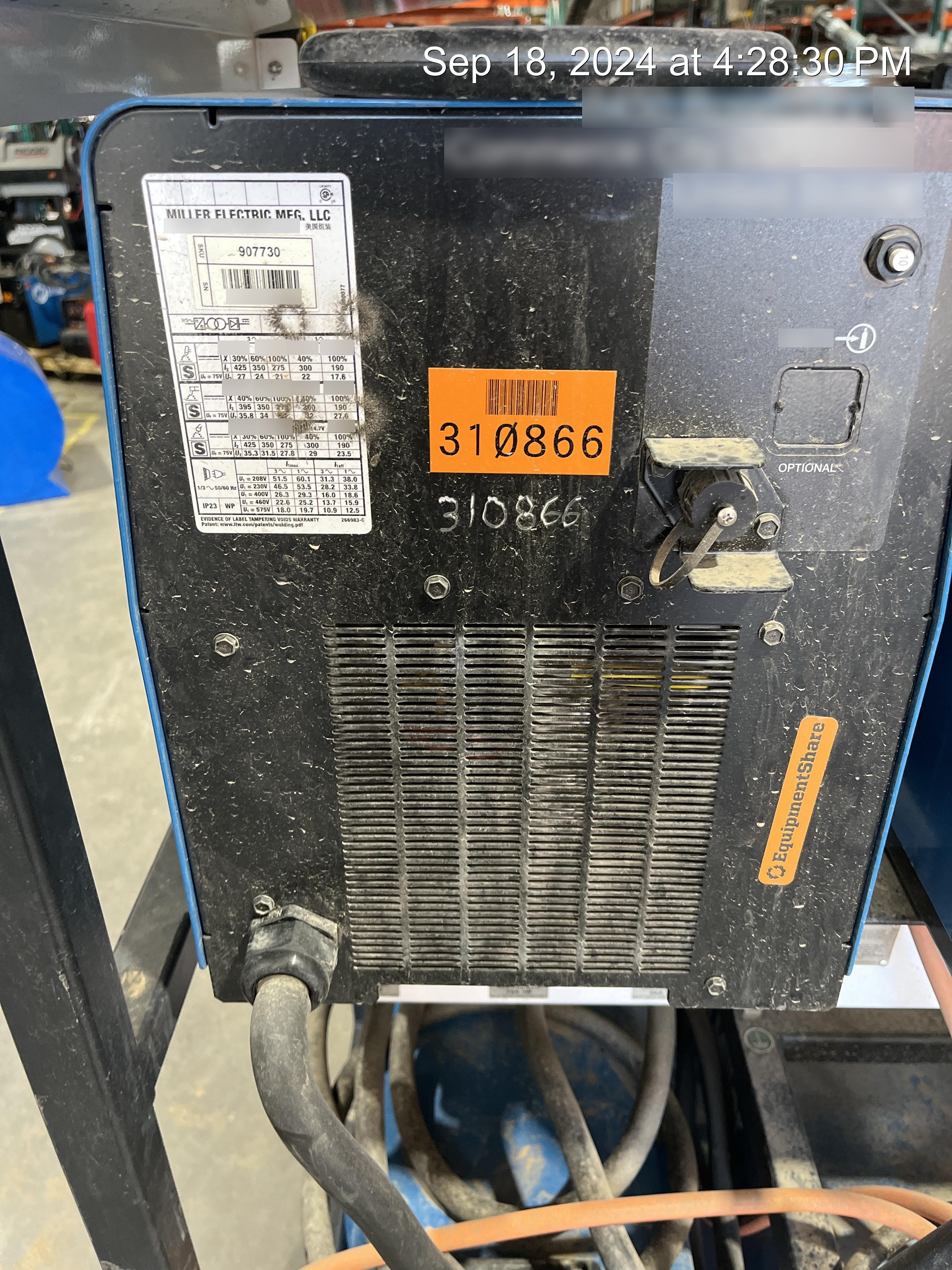 2023 MILLER ELECTRIC XMT 350