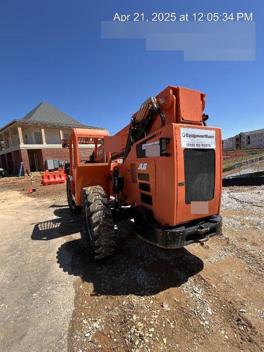 2018 Skytrak 10054 Skytrak 10054 10K Telehandler w/Open ROPS Solid Tires, LED Work Lights, Rotating Beacon, 60" Carriage/60" Forks