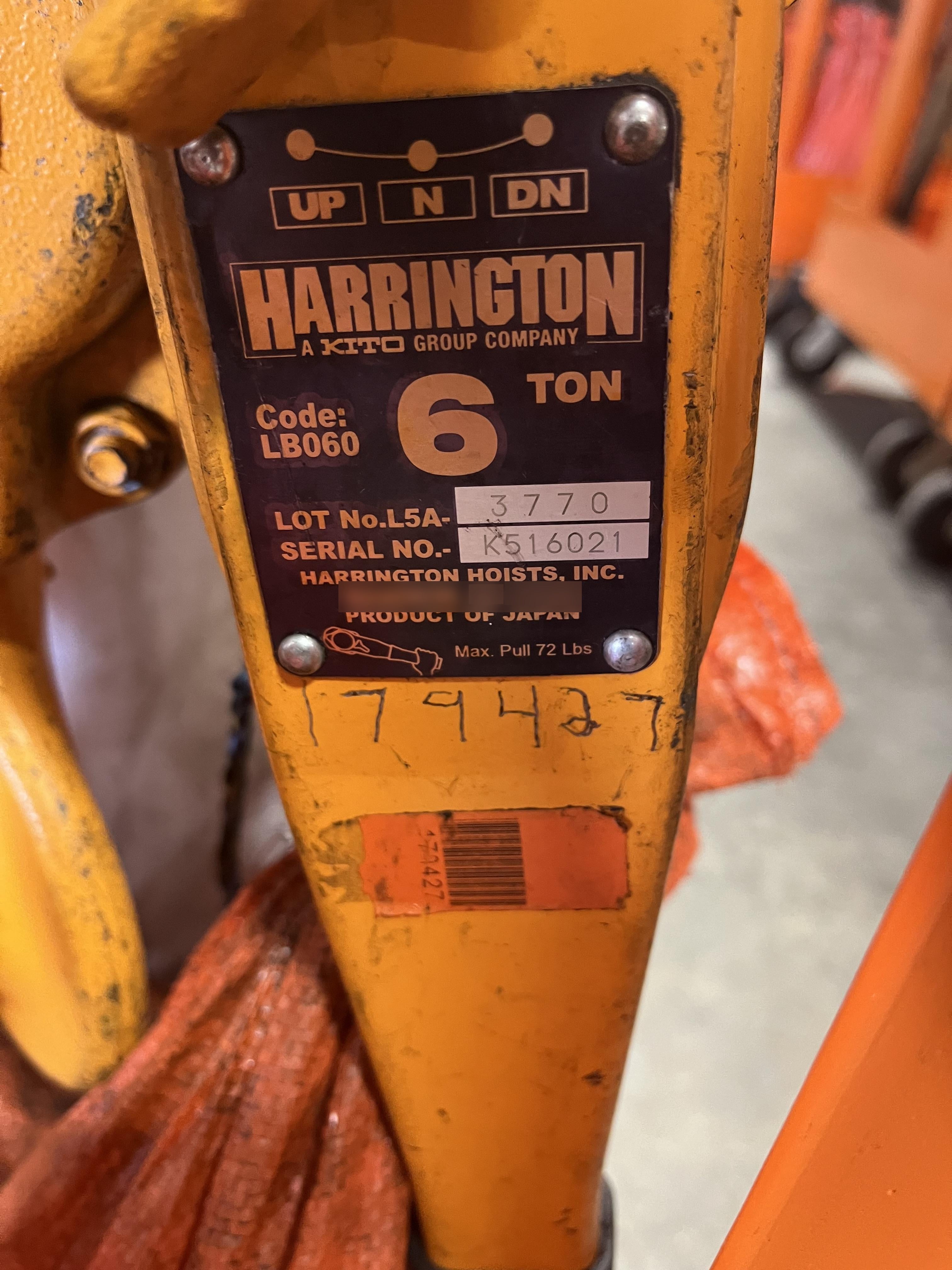 2021 HARRINGTON L5LB060-20