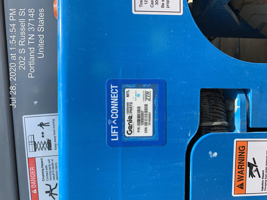 2020 Genie GS-1930 Fixed rails with chain entry gate - Pre A92.20