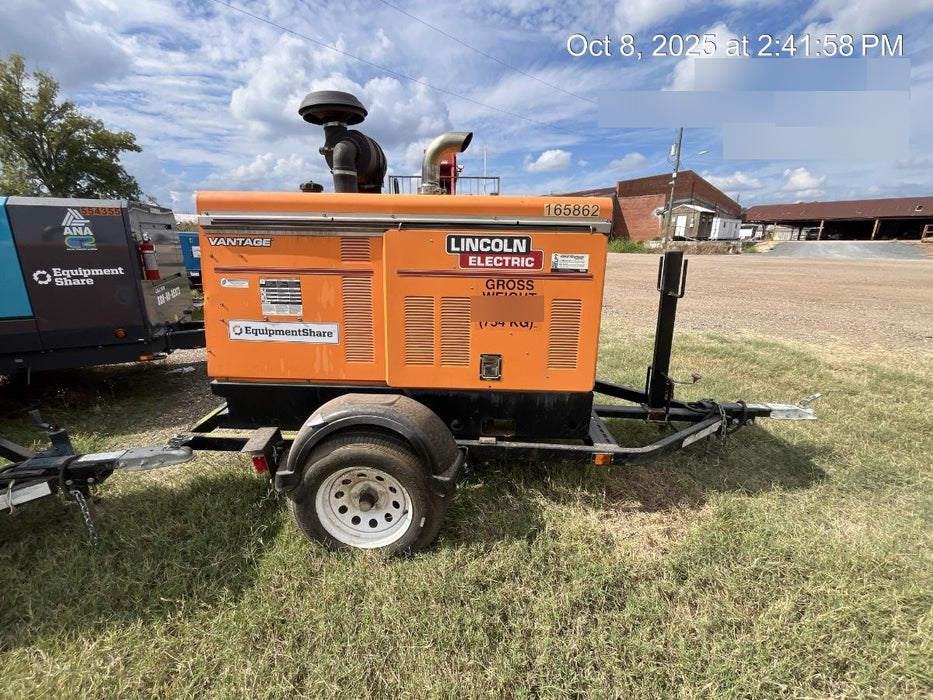 2021 Lincoln Electric Vantage 549X Ready Pak 3, ORANGE (includes trailer, cable rack, fender light kit)